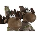 Miniatyrbillede 2 af 4: Julepynt Home ESPRIT Brun Grøn Rensdyr 25 x 15 x 55 cm (2 enheder)