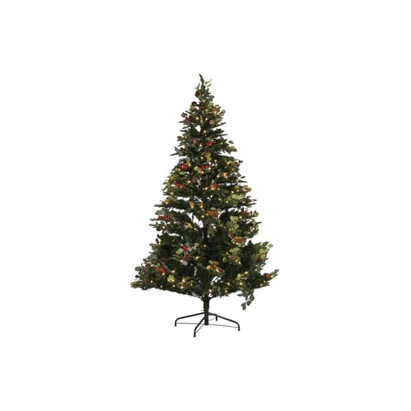 Juletre Home ESPRIT Rød Grønn PVC Metall 144 x 144 x 240 cm