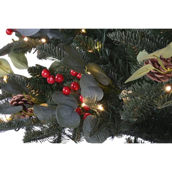 Juletre Home ESPRIT Rød Grønn PVC Metall 144 x 144 x 240 cm