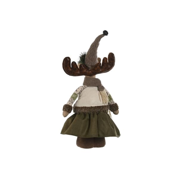Julgranskula Home ESPRIT Brun Grön Ren 25 x 15 x 55 cm (2 antal)