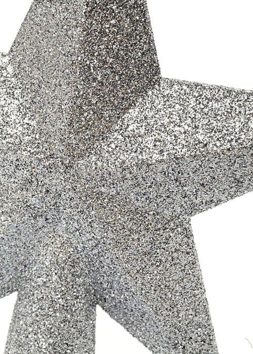 Vapen - Heitmann deco gran tip - 1008214 - Silver Plast Julgran 20 x 19 cm