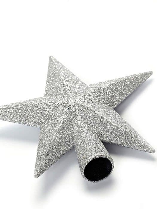 Vapen - Heitmann deco gran tip - 1008214 - Silver Plast Julgran 20 x 19 cm