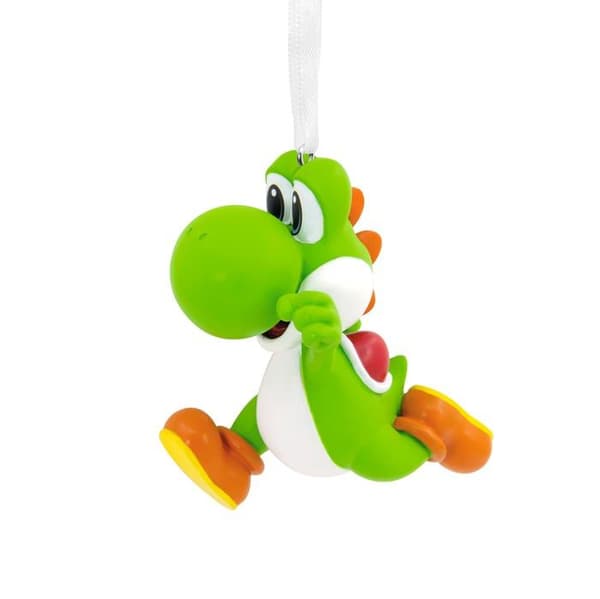Hallmark - 25562753 - Nintendo Juldekoration Super Mario Bros Yoshi, 12,4 x 8,99 x 6,3 cm