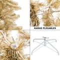 Miniatyrbild 3 av 3: Julgran Guld Metall Plast 70 x 70 x 150 cm
