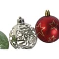 Miniatyrbild 3 av 4: Julgranskulor Home ESPRIT Multicolour PVC 18 x 12 x 30 cm (30 Delar)