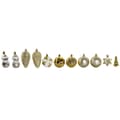 Miniatyrbilde 4 av 4: Julekuler Home ESPRIT Gyllen PVC 24 x 6 x 35 cm