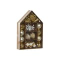 Miniatyrbilde 1 av 4: Julekuler Home ESPRIT Gyllen PVC 24 x 6 x 35 cm