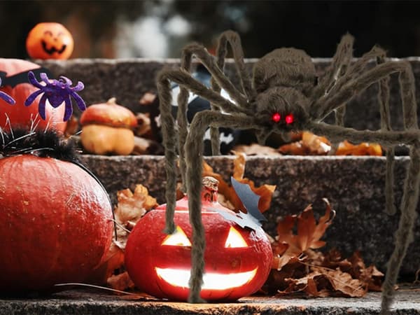 Jätte Spindel - Halloween Dekoration