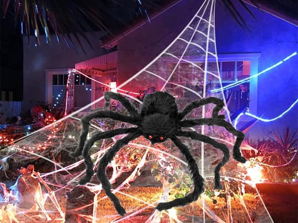 Jätte Spindel - Halloween Dekoration