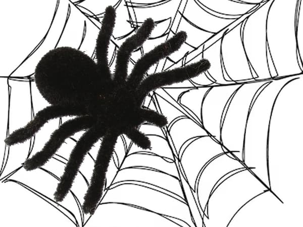 4-Pack Spindlar - Halloween Dekoration