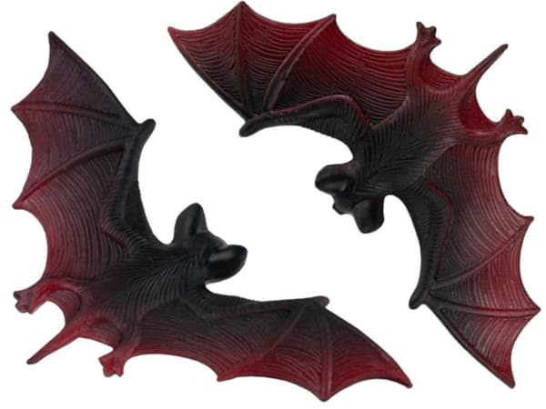 4-Pack Fladdermöss - Halloween Dekorationer