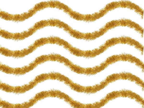 Julgransgirlang 6m / Julgransglitter - Juldekoration