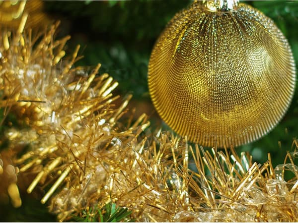 Julgransgirlang 6m / Julgransglitter - Juldekoration
