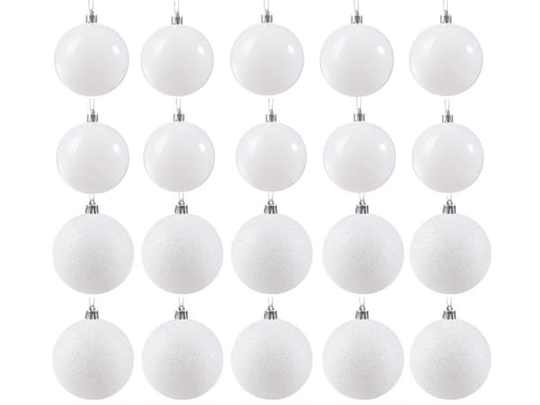 Julgranskulor 8 cm - 20 st