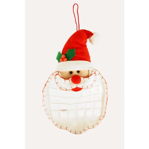 Adventsstjärna av filt att hänga 40x22x6,5cm