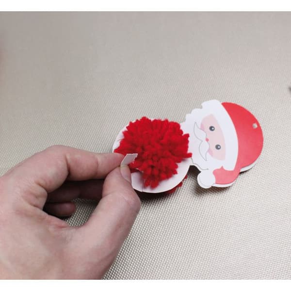 Kreativ uppsättning snöre julklappsröd