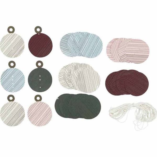 Kit för att skapa pappersjulkulor 8,5cm 6 stycken
