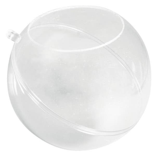 Plastboll Kristall ø 8cm (utskärning ø4,5cm)