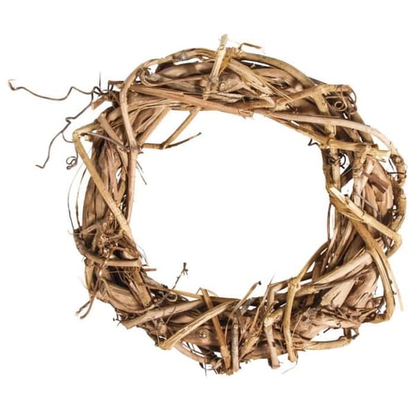 Krans av naturliga vinstockar, 20cm, 4cm