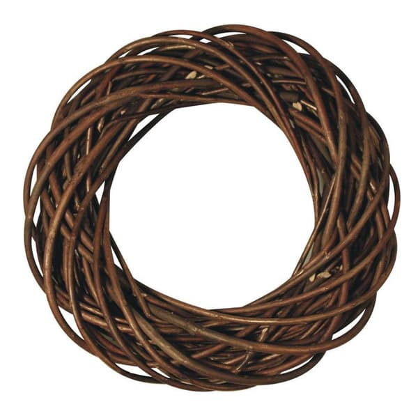 Flätad krans - Oskalad - Ø 25cm x 6cm - Inomhus - Blandat - Dekorativa föremål