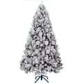 Miniatyrbild 1 av 2: Julgran Home ESPRIT Grön PVC Metall Snöfall 116 x 116 x 180 cm