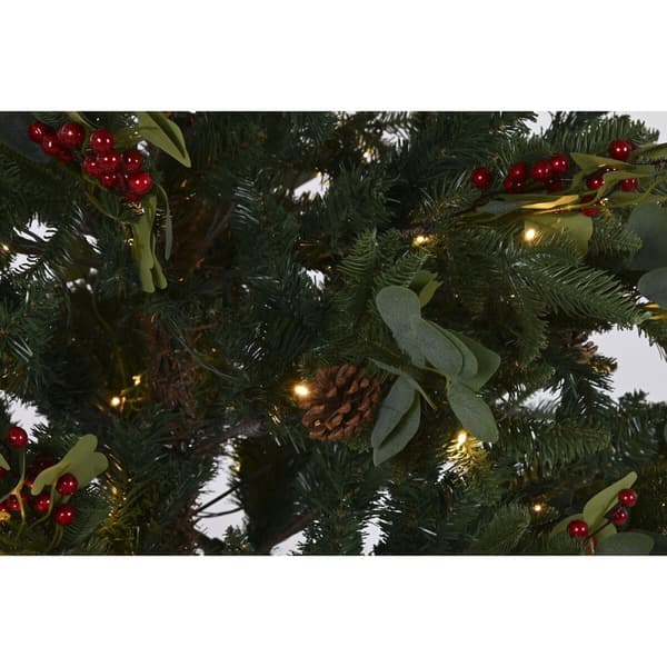Juletre Home ESPRIT Rød Grønn PVC Metall 115 x 115 x 180 cm