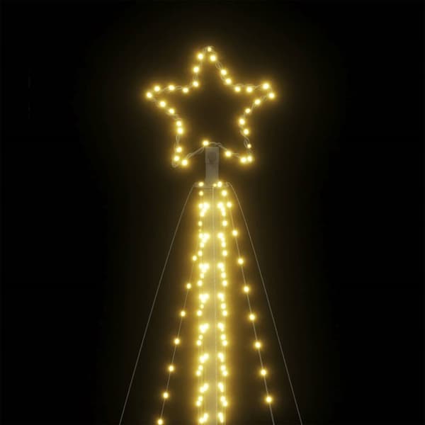 vidaXL LED juletre 789 LEDs Varm Hvit 476 cm
