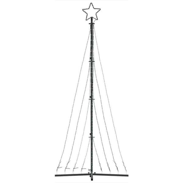 vidaXL LED joulukuusi 447 sinistä LED-valoa 249 cm