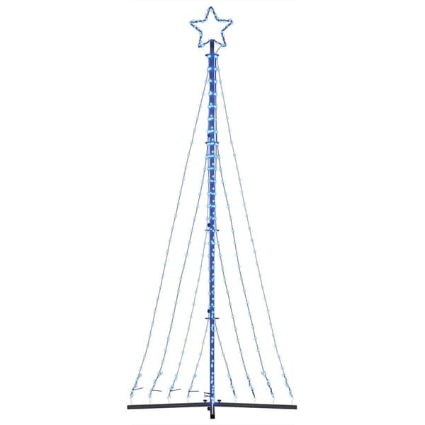 vidaXL LED joulukuusi 447 sinistä LED-valoa 249 cm