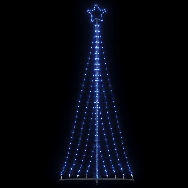 vidaXL LED joulukuusi 447 sinistä LED-valoa 249 cm