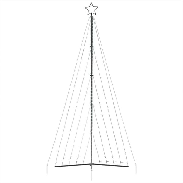 vidaXL LED Juletre 570 LEDs Kald Hvit 399 cm