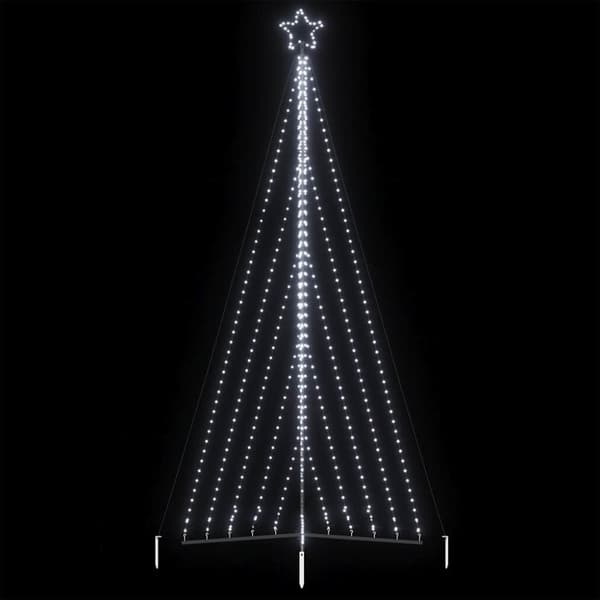 vidaXL LED Juletre 570 LEDs Kald Hvit 399 cm