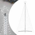 Miniatyrbilde 1 av 11: vidaXL LED Juletre 570 LEDs Kald Hvit 399 cm