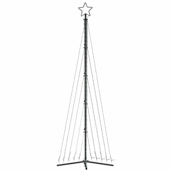 vidaXL LED juletre 495 LEDs Fargerike 300,5 cm