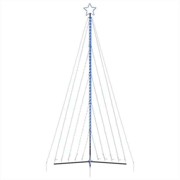 vidaXL LED joulukuusi 570 sinistä LED-valoa 399 cm