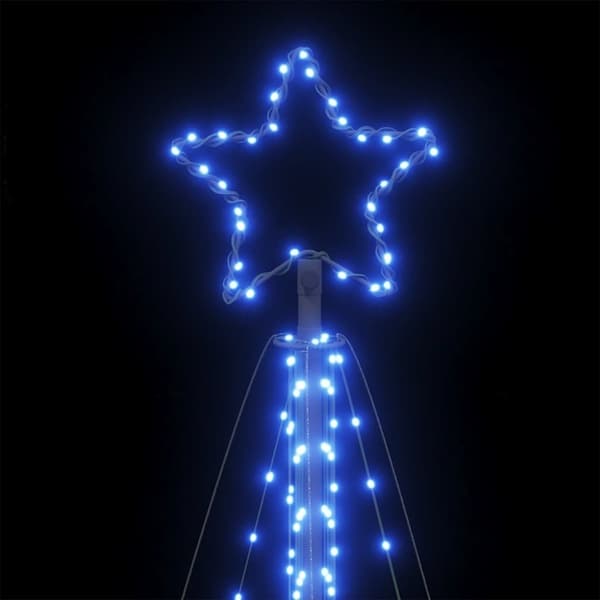 vidaXL LED joulukuusi 570 sinistä LED-valoa 399 cm