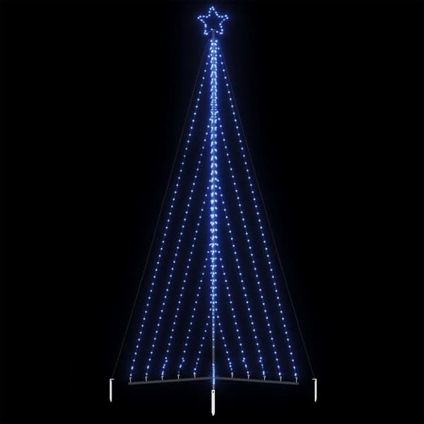 vidaXL LED joulukuusi 570 sinistä LED-valoa 399 cm