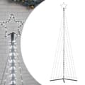 Pikkukuva 3 / 11: vidaXL LED joulukuusi 495 kylmän valkoista LED-valoa 300,5 cm