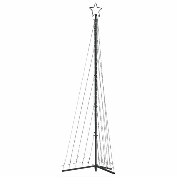 vidaXL LED joulukuusi 495 kylmän valkoista LED-valoa 300,5 cm