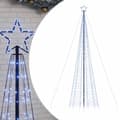 Miniatyrbillede 1 af 11: vidaXL LED-juletræ med spyd 1534 LED'er 500 cm blåt lys