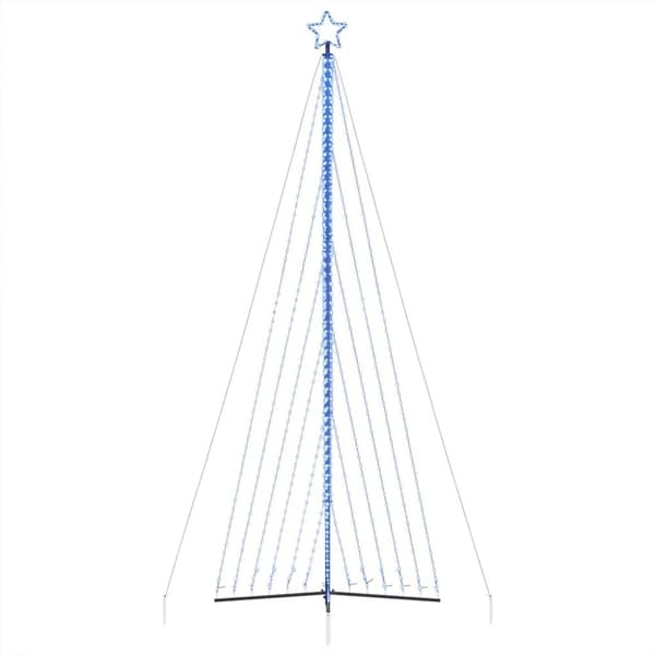 vidaXL LED Juletre 789 LEDs Blå 476 cm
