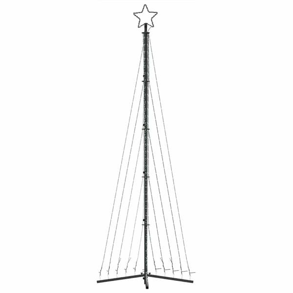 vidaXL LED joulukuusi 495 sinistä LED-valoa 300,5 cm