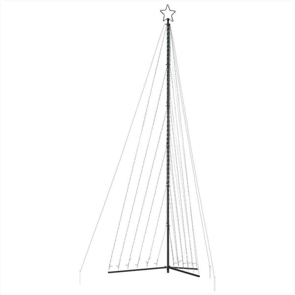 vidaXL LED juletre 789 LEDs Fargerike 476 cm