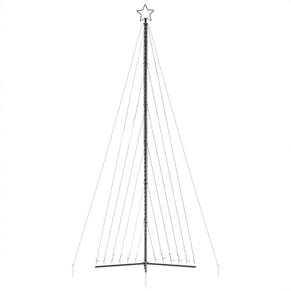 vidaXL LED juletre 789 LEDs Fargerike 476 cm