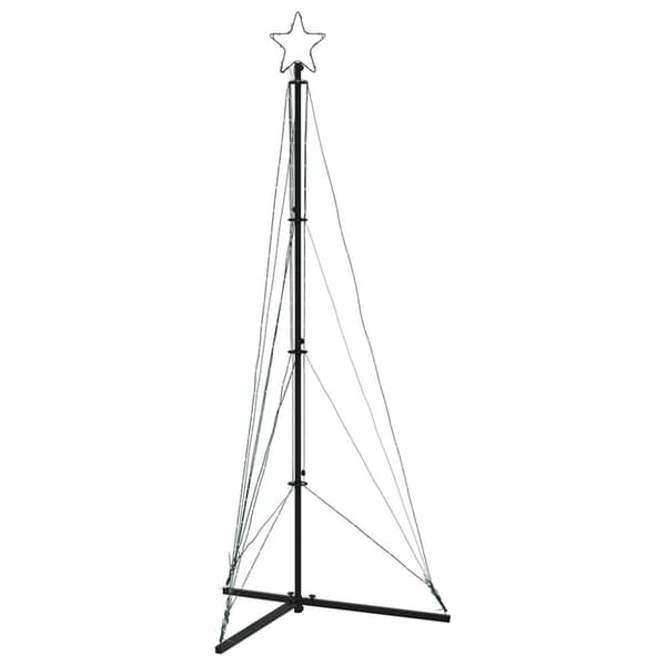 vidaXL LED joulukuusi 363 sinistä LED-valoa 182 cm