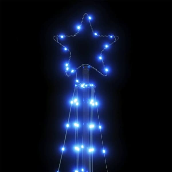 vidaXL LED joulukuusi 363 sinistä LED-valoa 182 cm