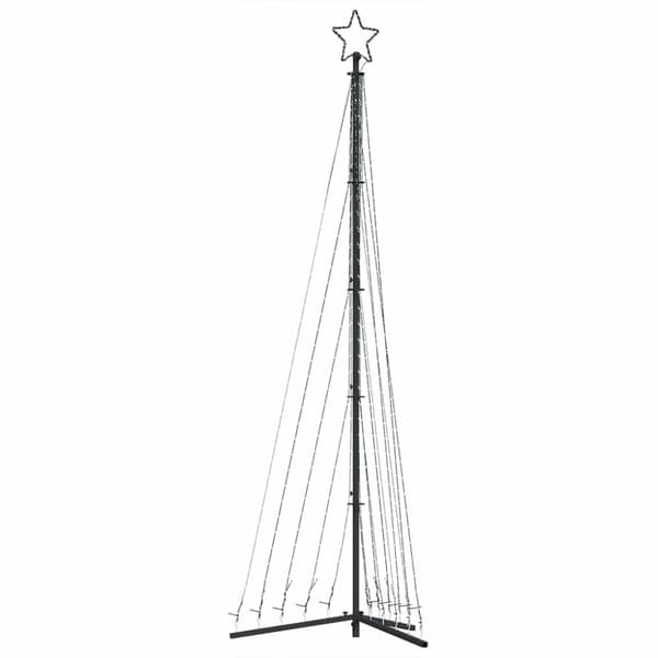 vidaXL LED joulukuusi 495 lämpimän valkoista LED-valoa 300,5 cm