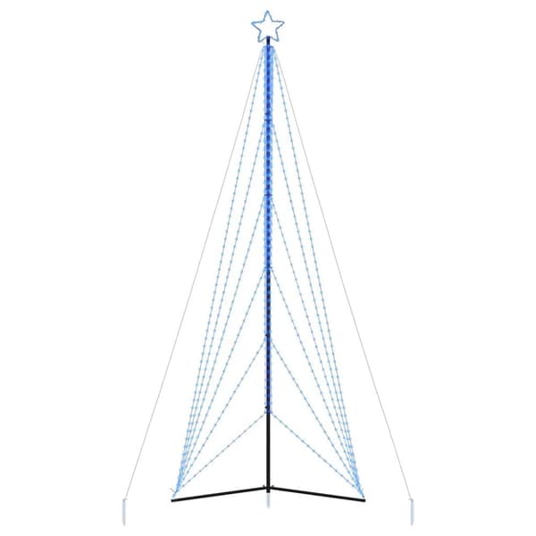 vidaXL LED joulukuusi 861 sinistä LED-valoa 478 cm