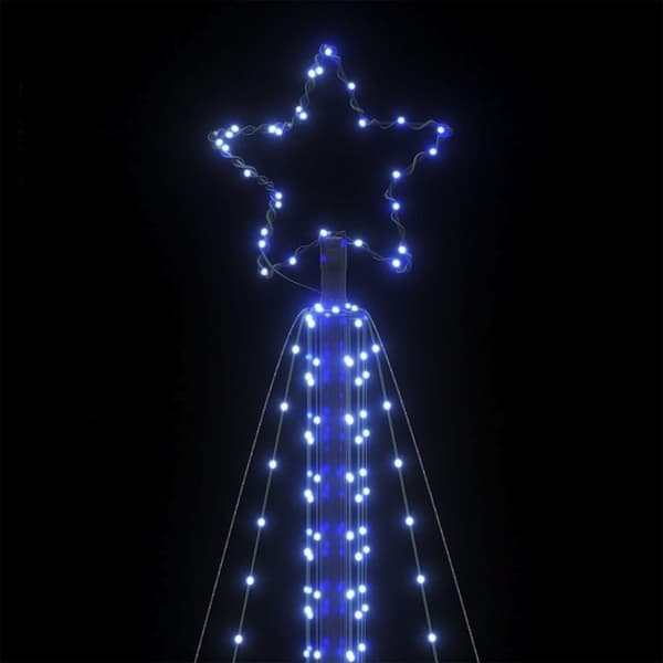 vidaXL LED joulukuusi 861 sinistä LED-valoa 478 cm