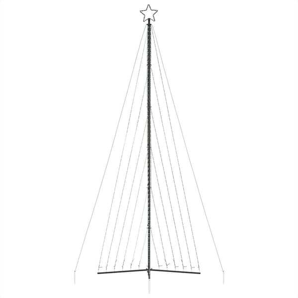 vidaXL LED-juletræ 789 LED'er 476 cm blåt lys